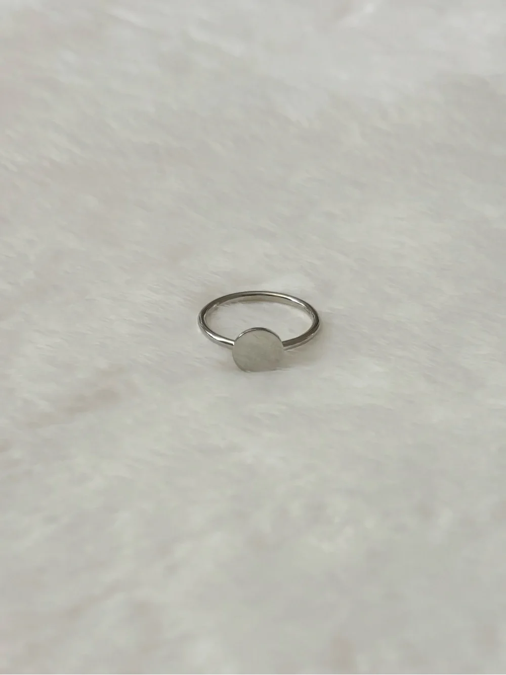5/$15 🩷 MUST BUNDLE Minimal Silver Disc Ring - Women Jewelry